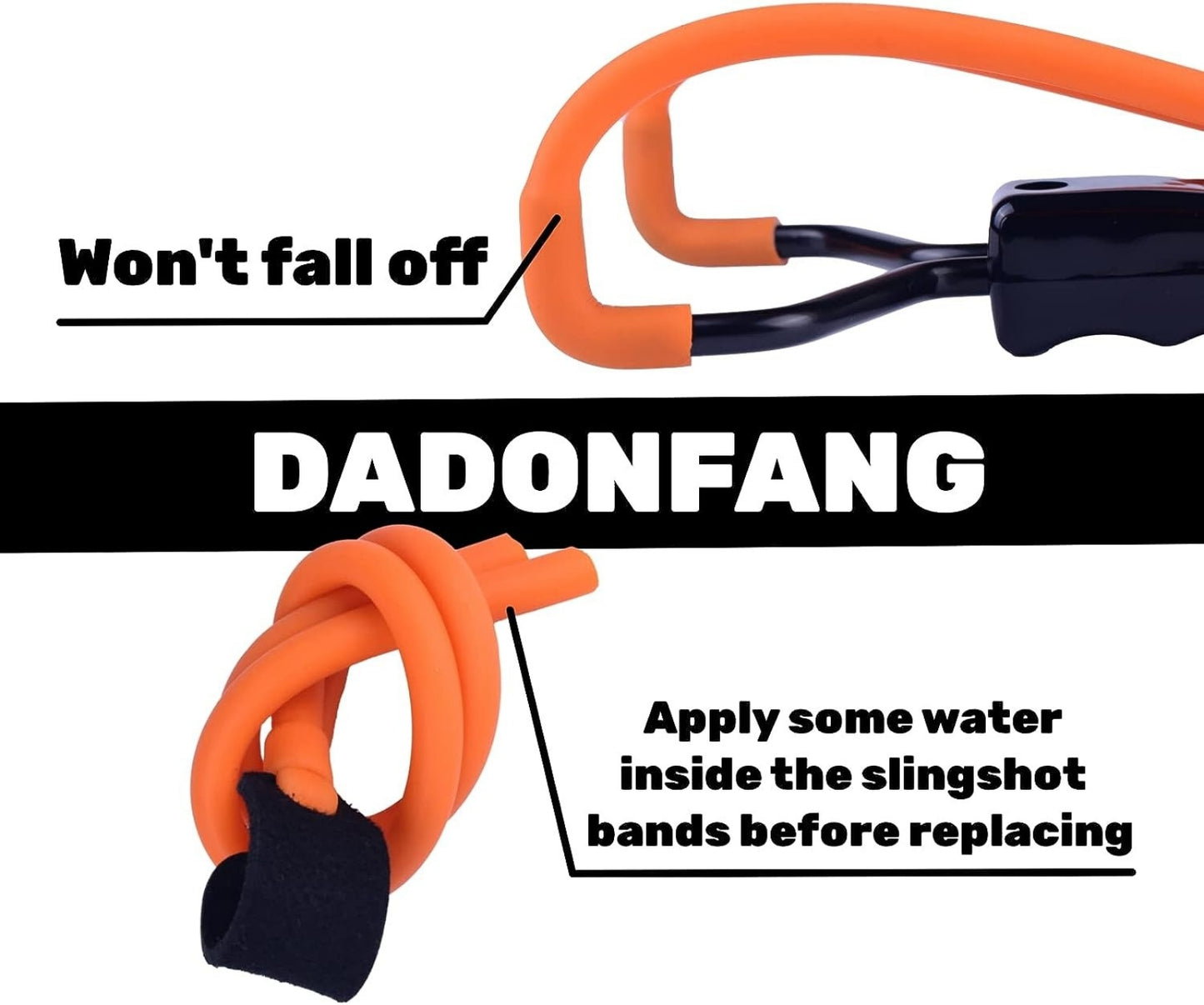 A professional adult slingshot kit with a simple and durable slingshot