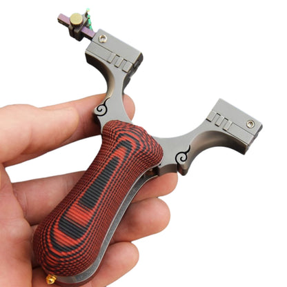 Folding titanium alloy quick press clip outdoor equipment