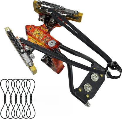 Professional Slingshot with 6 Replacement Rubber Bands